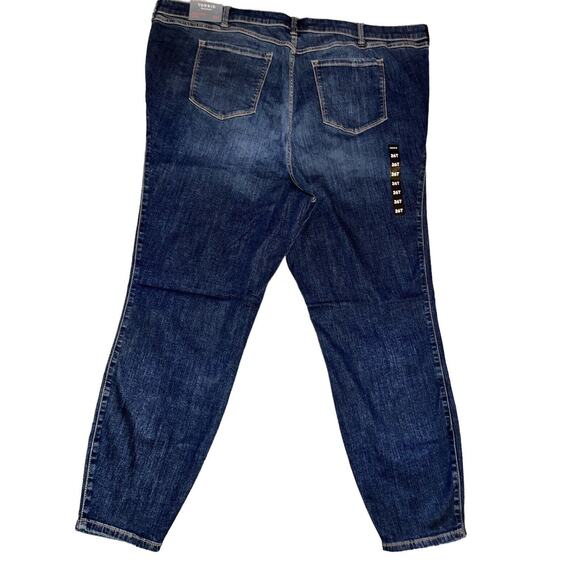 NEW Torrid Jeans 26T Womens Plus Size Blue Denim Midfit Super‎ Skinny Super Soft - Picture 6 of 12